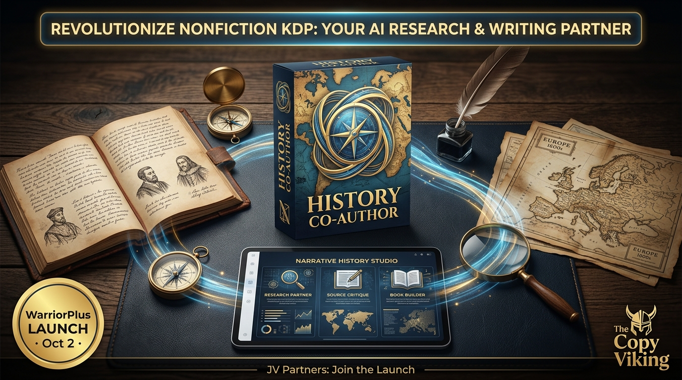 History Co-Author Review 2026 showing an AI-assisted history book writing workflow